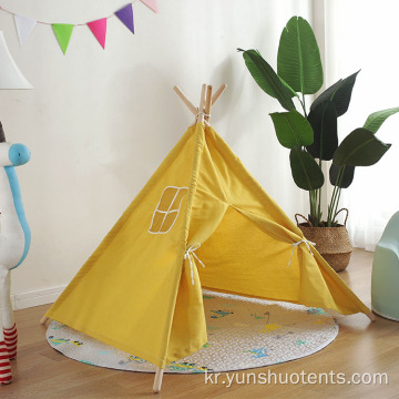 실내 야외 캔버스 어린이 놀이 텐트